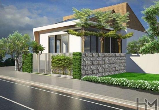 Mẫu nhà cấp 4 có gác lửng 4x12m nhỏ đẹp