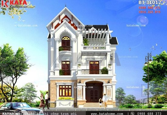 Những mẫu biệt thự 3 tầng mái thái đẹp với thiết kế hút hồn