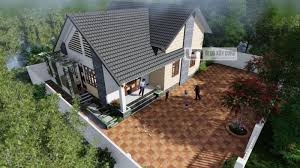 Thiết kế nhà vườn 1 tầng 120m2 kinh phí xây dựng 450 triệu đồng