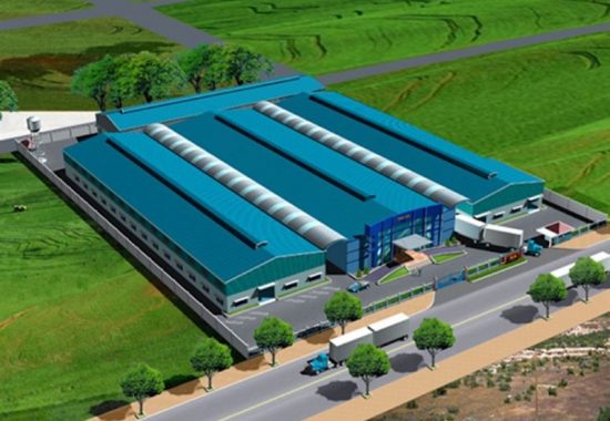 Mẫu thiết kế nhà xưởng 1000m2